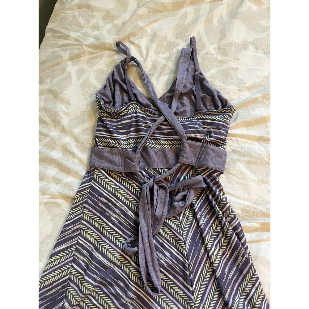 Smartwool Purple and White Midi Dress - Picture 10 of 11